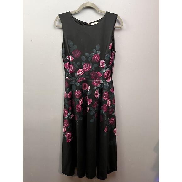 Anthropologie Erin Fetherston Dress Womens 4‎ Sugar Rose Neoprene - Picture 1 of 9